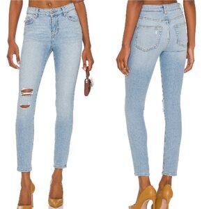 Lovers And Friends Women 28 Capitola Denim Distressed Ricky Low Rise Skinny Jean